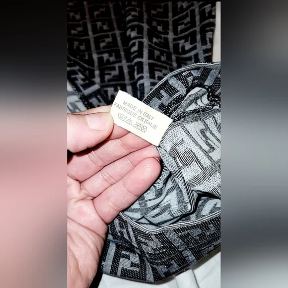 Fendi Zucca Black/Gray Shirt - Picture 10 of 12